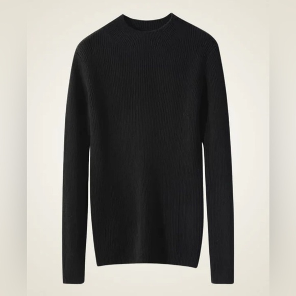 The Cashmere Studio Sweaters - NEW with tag - 100% cashmere Black Ribbed Turtleneck Sweater